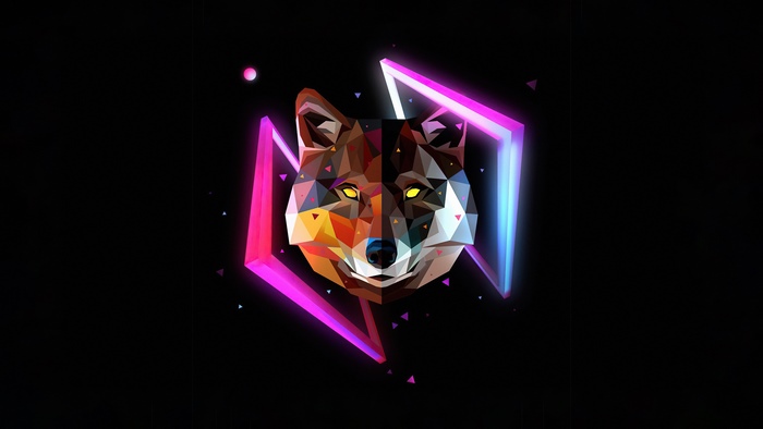 Wolf artwork by Justin Maller