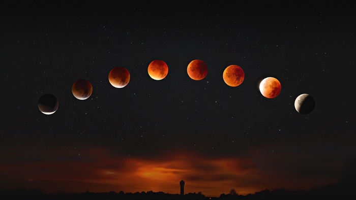 Lunar Eclipse Sequence Artwork