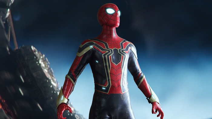 Spider-Man in Iron Spider Suit 4K