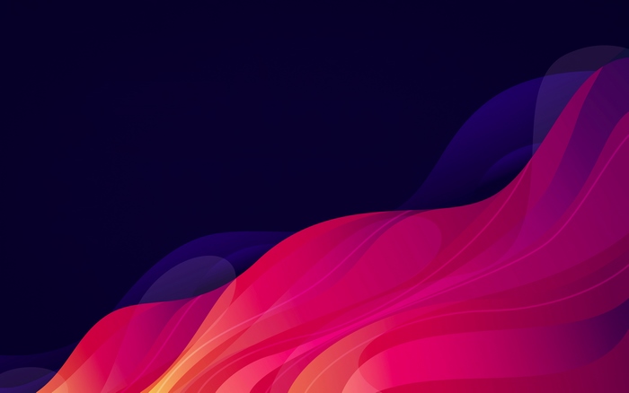 Abstract digital art with flowing waves