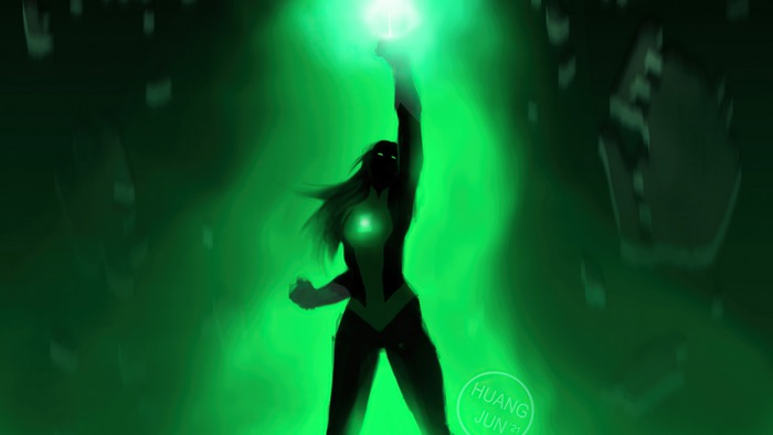 Jessica Cruz Green Lantern artwork