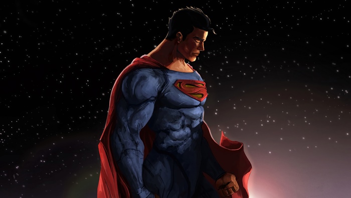 Superman artwork by artist