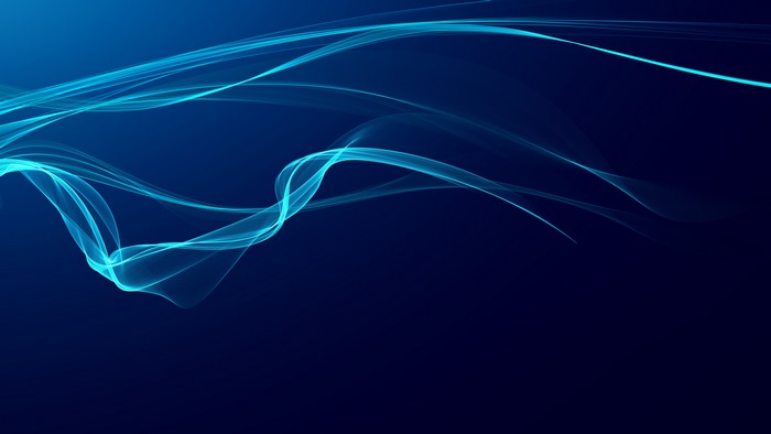 Abstract blue light streaks