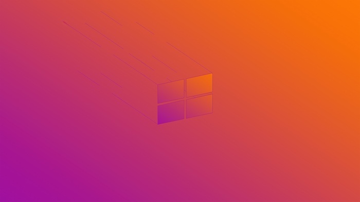 Windows 10 logo minimalist 4K