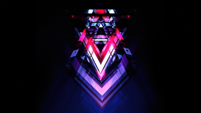 Abstract geometric artwork by Justin Maller