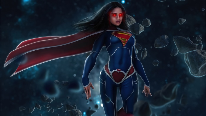 Supergirl artwork by Sasha Calle