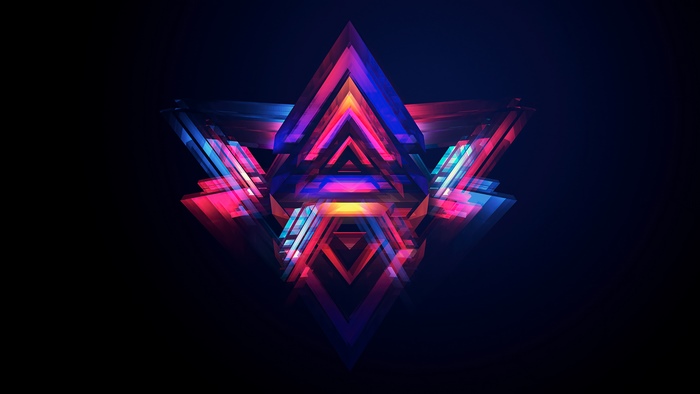 Abstract geometric artwork by Justin Maller