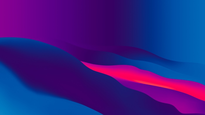 Abstract digital art with purple and blue gradients