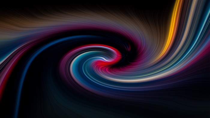 Abstract digital art spiral 4K