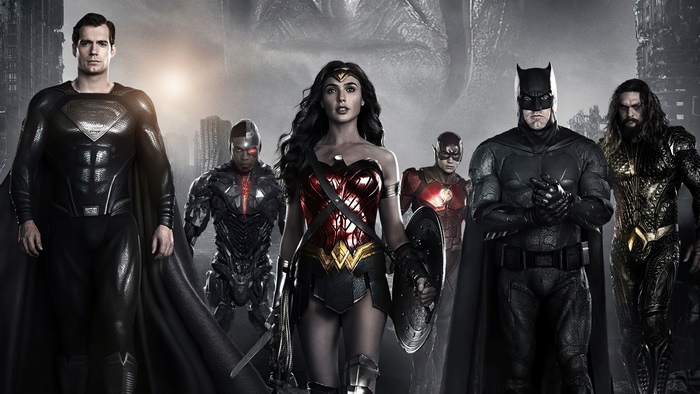 Justice League: Superman, Wonder Woman, Batman, Aquaman, Cyborg, Flash