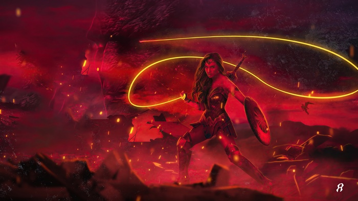 Wonder Woman from Justice League 4K