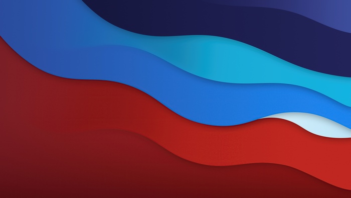 Abstract Wavy Layers 4K