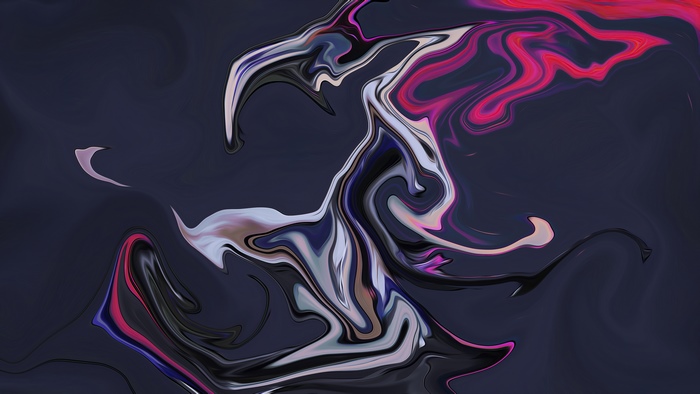 Abstract digital art with swirling colors