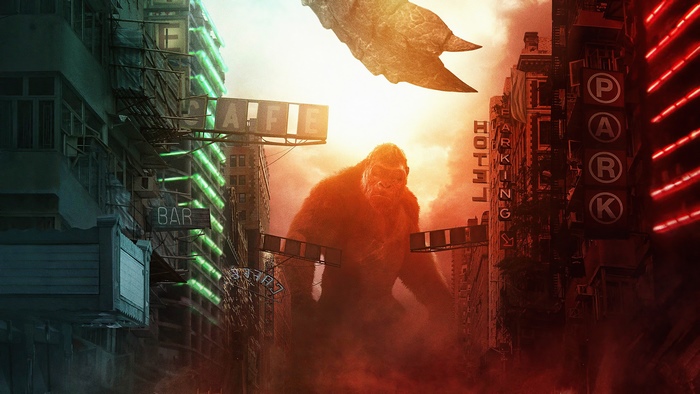 King Kong from Godzilla vs. Kong 4K poster