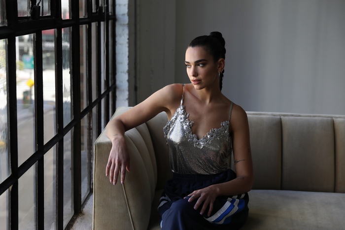 Dua Lipa Stylish Portrait in Natural Light