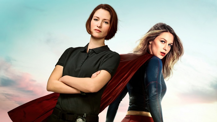 Supergirl and Alex Danvers from Supergirl TV Show