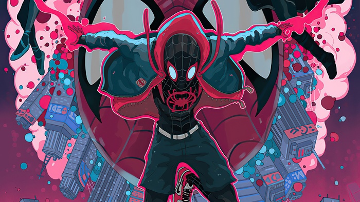 Miles Morales from Spider-Man: Into the Spider-Verse artwork