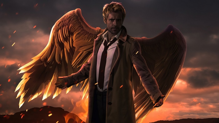 John Constantine with Angel Wings