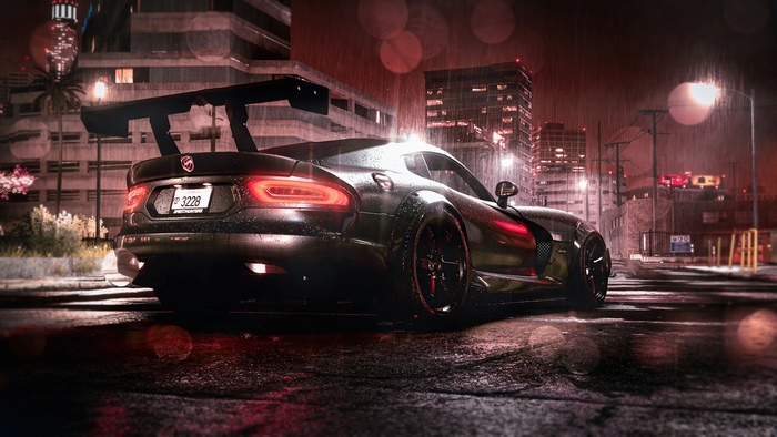 Dodge Viper ACR Need for Speed 4K