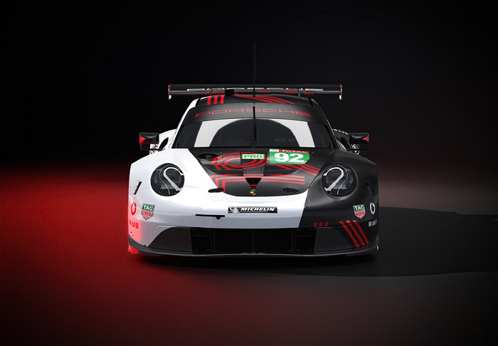 Porsche 911 RSR 4K Racing Car