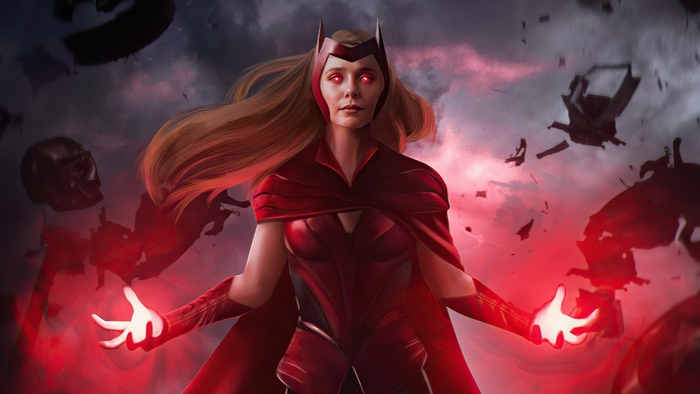 Scarlet Witch from WandaVision in Art
