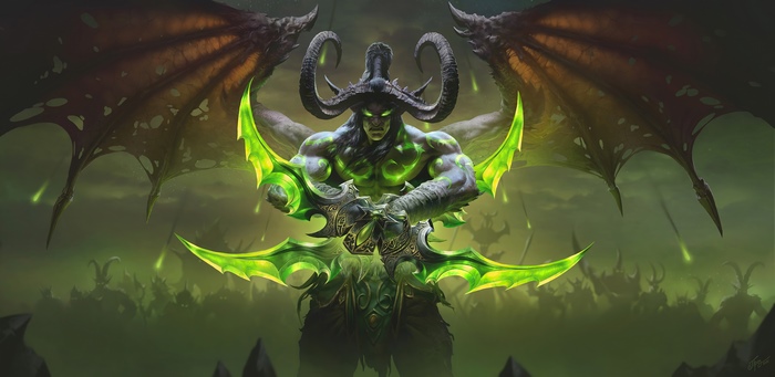 Illidan Stormrage from World of Warcraft