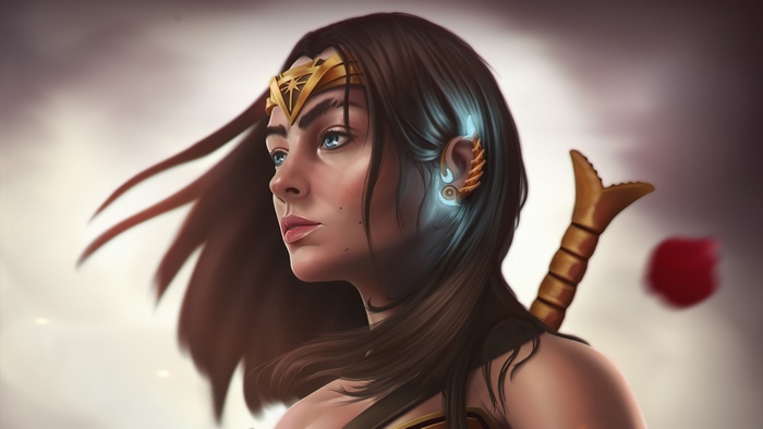 Wonder Woman artwork 4K