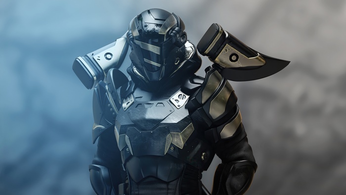 Destiny 2 Guardian in futuristic armor