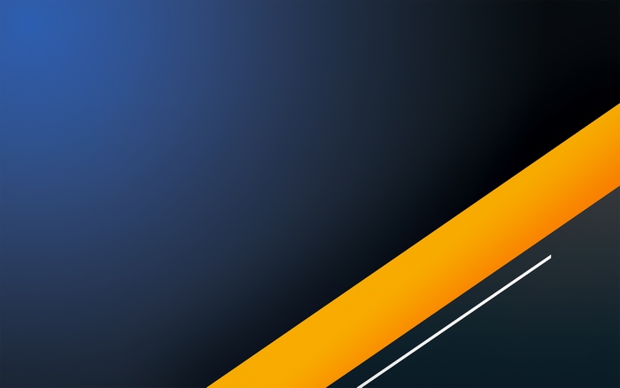 Abstract minimalist orange and blue gradient