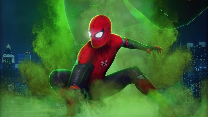 Spider-Man from Into the Spider-Verse artwork 4K