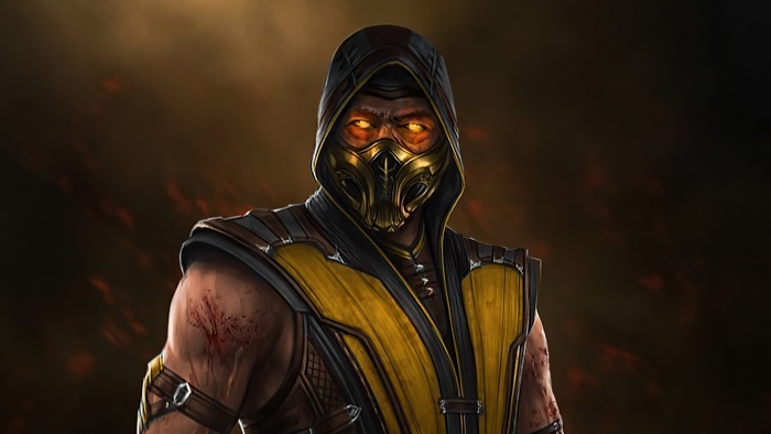 Scorpion from Mortal Kombat 4K