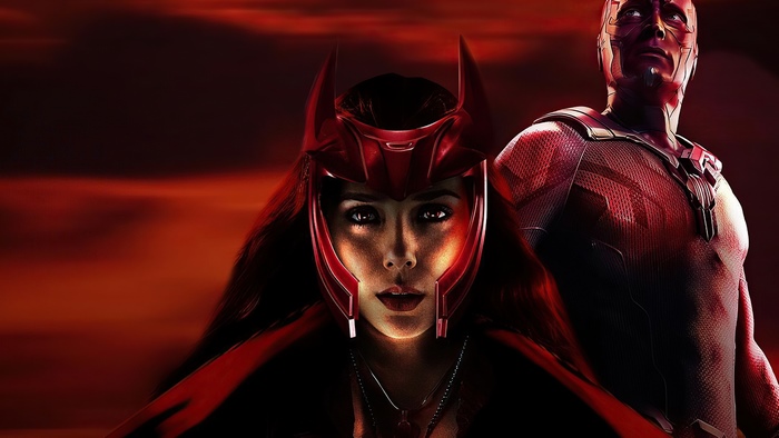 Scarlet Witch and Vision from WandaVision