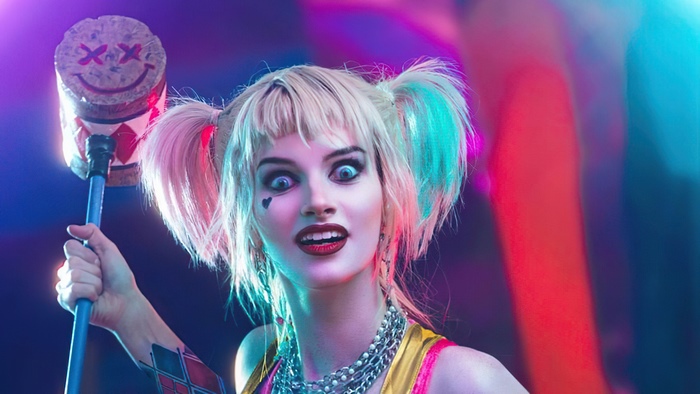 Harley Quinn from DC Comics holding a mallet
