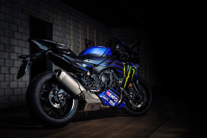 Yamaha R1 Sport Bike with Monster Energy Livery