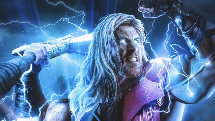 Thor from Marvel artwork 4K