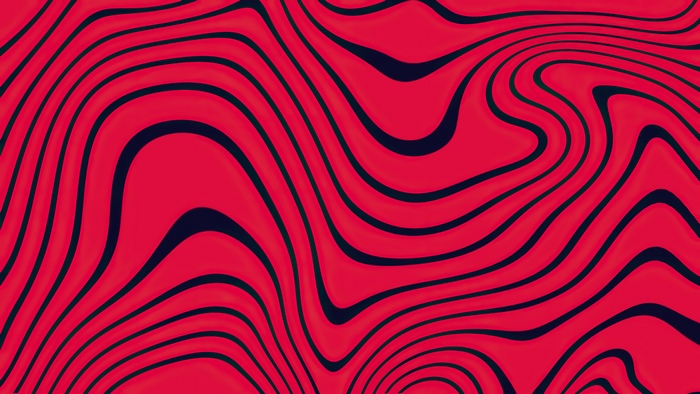 Abstract Red and Black Swirls 4K