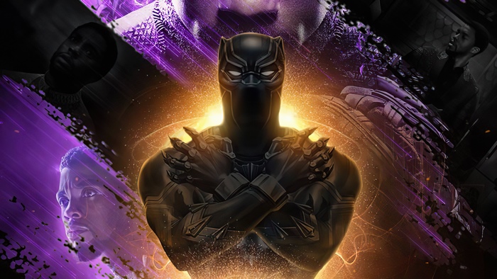 Black Panther from Marvel's 2018 movie 4K