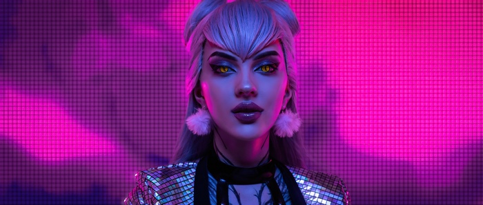 K/DA Kai'Sa from League of Legends 4K Cosplay
