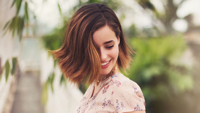 Holly Earl smiling outdoors