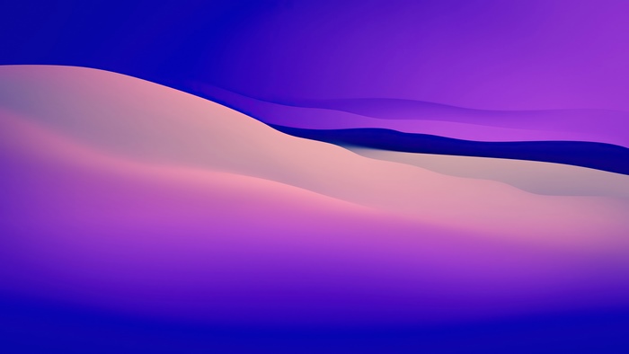 Abstract purple and blue waves