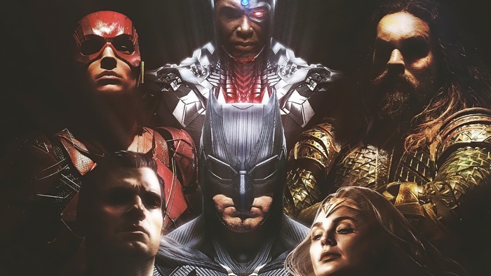 Justice League: Batman, Superman, Wonder Woman, Flash, Aquaman, Cyborg