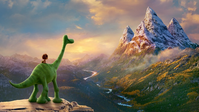 Arlo the dinosaur and Spot from The Good Dinosaur