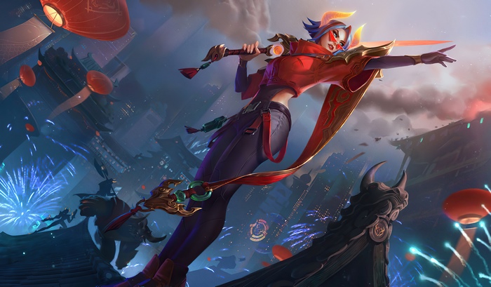 Jinx from League of Legends Lunar New Year