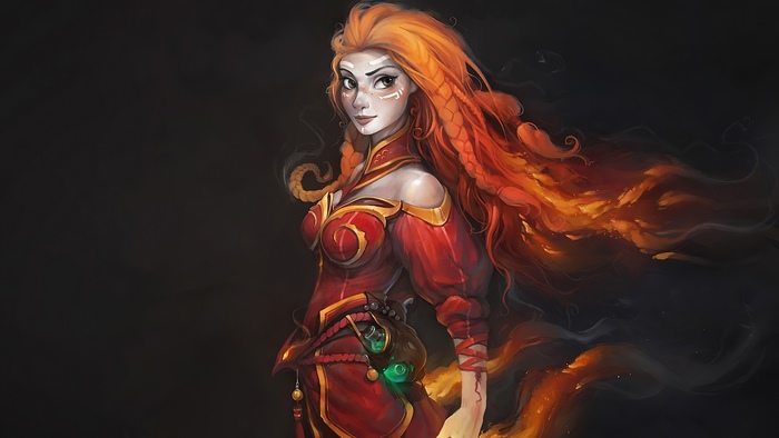 Dota 2 Fire Mage 4K