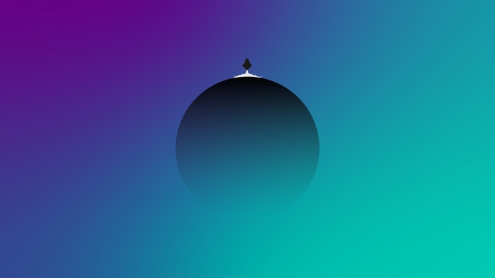 Minimalist Rocket Launch Artwork