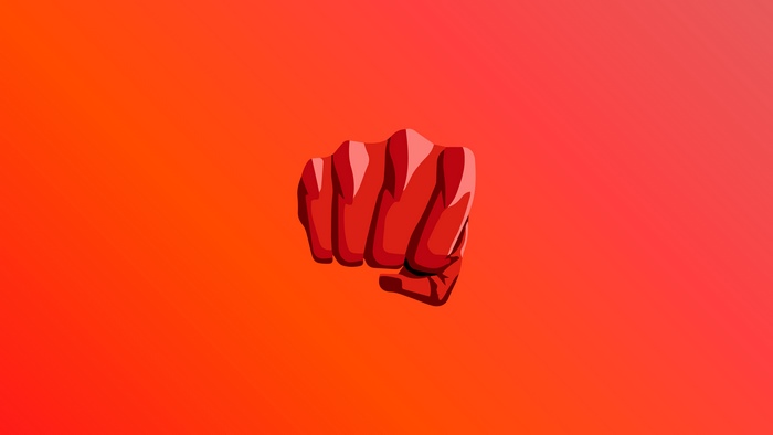 One Punch Man Fist 4K
