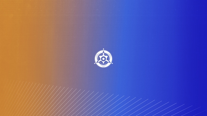 Destiny 2 logo on gradient background