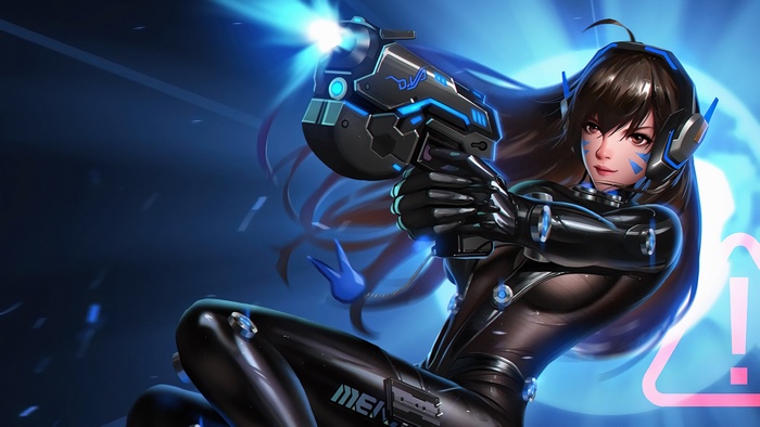 D.Va from Overwatch artwork