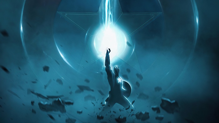 Captain America artwork 4K