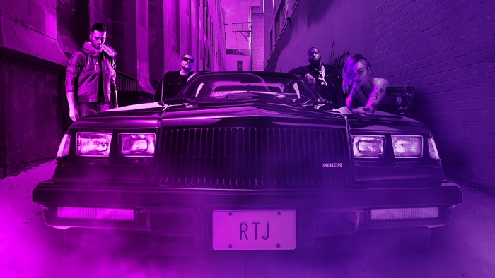 Run The Jewels in a Buick with RTJ license plate